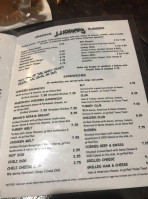 J J Knapp's Tavern menu