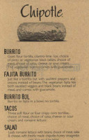 Baja Fresh Mexican Grill menu