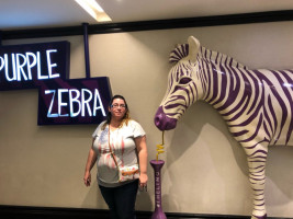 Purple Zebra Daiquiri At The Linq Las Vegas food