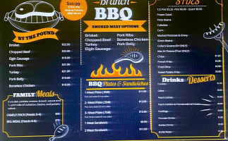 Branch Bbq Catering menu