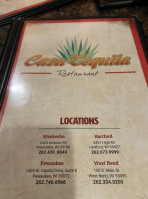 Casa Tequila West Bend, LLC menu