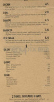 Chipotle Mexican Grill menu