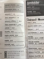 Maki Cafe menu