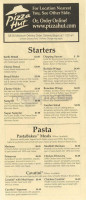 Pizza Boli's menu