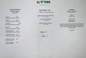 El Toro Taqueria inside