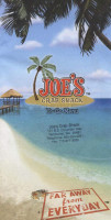 Joe's Crab Shack menu