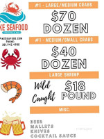 Pike Seafood menu
