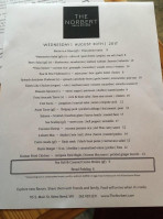 The Norbert menu