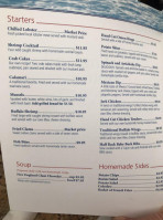 The New England House Seafood Sports menu