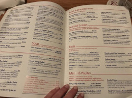The New England House Seafood Sports menu