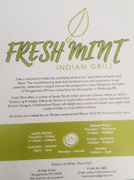 Fresh Mint Indian Grill inside