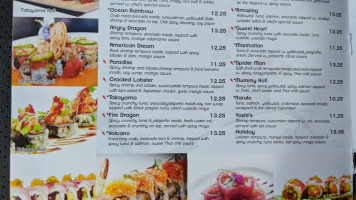 Sumo Sushi And Japanese Fusion menu