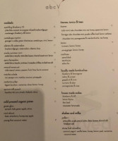 Abcv menu