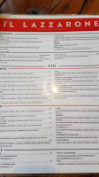 Il Lazzarone Neapolitan Pizzeria menu