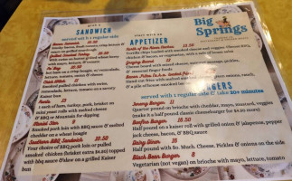 Big Springs Trading Company food