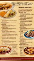 Cinco De Mayo Mexican Grill menu