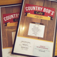 Country Bob's Cafe menu