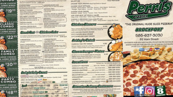 Perri's Pizzeria menu