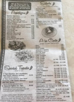 Los Jalapenos Mexican menu
