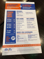 Dave Buster's menu