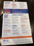 Dave Buster's menu