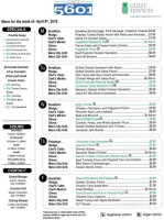 Teriyaki Cafe menu