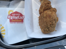 Krispy Krunchy Chicken inside