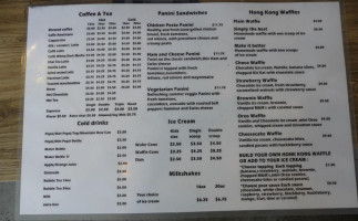 Espresso Ice Cream House menu