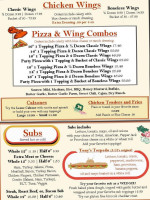 C Js Pizza Subs menu
