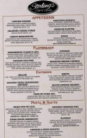 Sterling's Cafe Grille menu