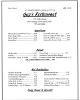 Guys menu