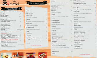 Jin Sushi And Ramen menu