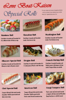 Sushi Love Boat food