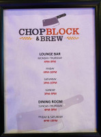 Chop, Block Brew At Harrah's Ak-chin menu