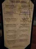 Tommy's Tavern Tap menu