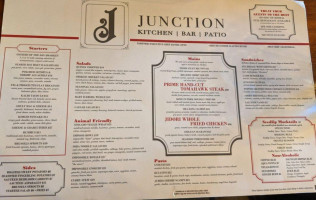 The Old Town Junction menu