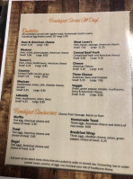 The Lakeside Inn menu