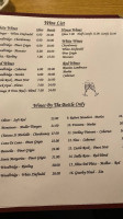 Schererville Lounge menu
