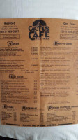 Cactus Cafe, Glen Cove menu