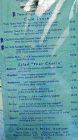 Gramma Dot's Seaside Saloon menu