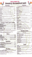 Country Scrambled Cafe Splendora menu