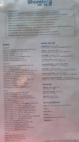 Shorebird Sedona menu