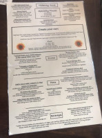Hideaway House menu