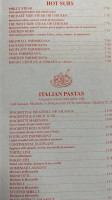 Paisanos Pizza menu