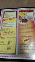Taqueria El Comal menu
