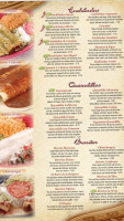 San Juan Mexican menu
