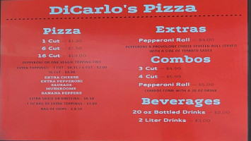 Dicarlo's Pizza Wheeling menu