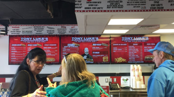 Tony Luke's menu