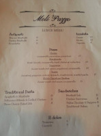 Molipazzo menu
