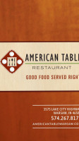 American Table food